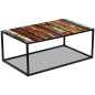 vidaXL Mesa de centro de madera maciza reciclada 100x60x40 cm