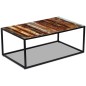 vidaXL Mesa de centro de madera maciza reciclada 100x60x40 cm