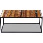 vidaXL Mesa de centro de madera maciza reciclada 100x60x40 cm