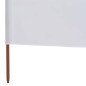 vidaXL Paravientos de playa de 9 paneles tela blanco arena 1200x160 cm vidaXL Paravientos de playa de 9 paneles tela blanco arena 1200x160 cm