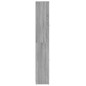 vidaXL Armario de baño madera contrachapada gris Sonoma 30x30x183,5 cm