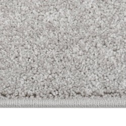 vidaXL Alfombra de pelo corto gris claro 240x340 cm