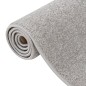 vidaXL Alfombra de pelo corto gris claro 240x340 cm