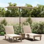 vidaXL Sombrilla de jardín con palo de aluminio gris taupe 180x110 cm vidaXL Sombrilla de jardín con palo de aluminio gris taupe 180x110 cm