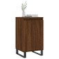 vidaXL Aparadores 2 uds madera de ingeniería marrón roble 40x35x70 cm