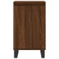 vidaXL Aparadores 2 uds madera de ingeniería marrón roble 40x35x70 cm