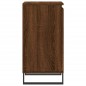 vidaXL Aparadores 2 uds madera de ingeniería marrón roble 40x35x70 cm