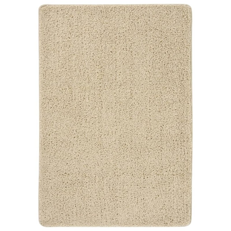vidaXL Alfombra peluda antideslizante color crema 160x230 cm vidaXL Alfombra peluda antideslizante color crema 160x230 cm