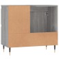 vidaXL Armario de baño madera contrachapada gris Sonoma 65x33x60 cm vidaXL Armario de baño madera contrachapada gris Sonoma 65x33x60 cm
