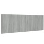 vidaXL Cabecero pared madera contrachapada gris Sonoma 240x1,5x80 cm vidaXL Cabecero pared madera contrachapada gris Sonoma 240x1,5x80 cm