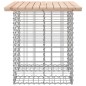vidaXL Banco de jardín diseño gaviones madera maciza pino 100x70x72 cm vidaXL Banco de jardín diseño gaviones madera maciza pino 100x70x72 cm