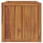 vidaXL Arriate elevado madera maciza de teca 100x50x50 cm vidaXL Arriate elevado madera maciza de teca 100x50x50 cm