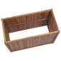 vidaXL Arriate elevado madera maciza de teca 100x50x50 cm vidaXL Arriate elevado madera maciza de teca 100x50x50 cm