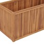 vidaXL Arriate elevado madera maciza de teca 100x50x50 cm vidaXL Arriate elevado madera maciza de teca 100x50x50 cm