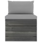 vidaXL Muebles de palés de jardín 5 piezas cojines madera maciza pino vidaXL Muebles de palés de jardín 5 piezas cojines madera maciza pino