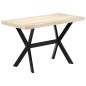 vidaXL Mesa de comedor de madera maciza de mango 120x60x75 cm vidaXL Mesa de comedor de madera maciza de mango 120x60x75 cm
