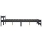vidaXL Estructura de cama madera maciza de pino gris oscuro 180x200 cm vidaXL Estructura de cama madera maciza de pino gris oscuro 180x200 cm