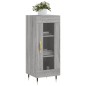 vidaXL Aparador madera de ingeniería gris Sonoma 34,5x34x90 cm vidaXL Aparador madera de ingeniería gris Sonoma 34,5x34x90 cm