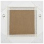 vidaXL Espejo de pared estilo barroco blanco 40x40 cm vidaXL Espejo de pared estilo barroco blanco 40x40 cm