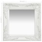 vidaXL Espejo de pared estilo barroco blanco 40x40 cm vidaXL Espejo de pared estilo barroco blanco 40x40 cm