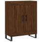 vidaXL Aparador de madera de ingeniería marrón roble 69,5x34x90 cm vidaXL Aparador de madera de ingeniería marrón roble 69,5x34x90 cm