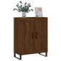 vidaXL Aparador de madera de ingeniería marrón roble 69,5x34x90 cm vidaXL Aparador de madera de ingeniería marrón roble 69,5x34x90 cm