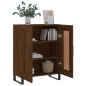vidaXL Aparador de madera de ingeniería marrón roble 69,5x34x90 cm vidaXL Aparador de madera de ingeniería marrón roble 69,5x34x90 cm