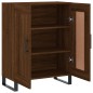 vidaXL Aparador de madera de ingeniería marrón roble 69,5x34x90 cm vidaXL Aparador de madera de ingeniería marrón roble 69,5x34x90 cm