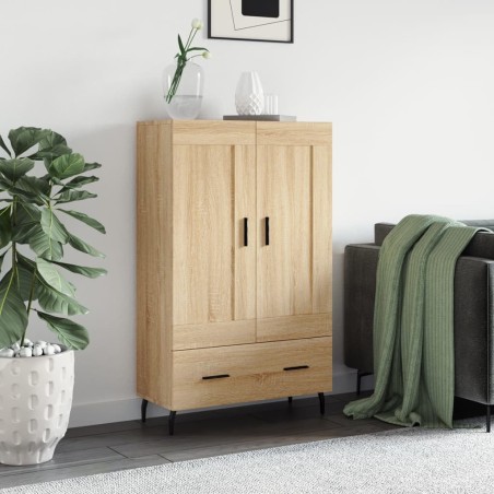 vidaXL Aparador alto madera de ingeniería roble Sonoma 69,5x31x115 cm
