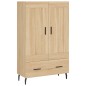 vidaXL Aparador alto madera de ingeniería roble Sonoma 69,5x31x115 cm vidaXL Aparador alto madera de ingeniería roble Sonoma 69,5x31x115 cm