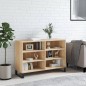 vidaXL Aparador de madera contrachapada roble Sonoma 103,5x35x70 cm vidaXL Aparador de madera contrachapada roble Sonoma 103,5x35x70 cm