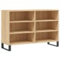 vidaXL Aparador de madera contrachapada roble Sonoma 103,5x35x70 cm vidaXL Aparador de madera contrachapada roble Sonoma 103,5x35x70 cm
