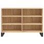 vidaXL Aparador de madera contrachapada roble Sonoma 103,5x35x70 cm vidaXL Aparador de madera contrachapada roble Sonoma 103,5x35x70 cm
