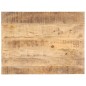 vidaXL Superficie de mesa madera maciza de mango 25-27 mm 80x70 cm vidaXL Superficie de mesa madera maciza de mango 25-27 mm 80x70 cm