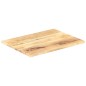 vidaXL Superficie de mesa madera maciza de mango 25-27 mm 80x70 cm vidaXL Superficie de mesa madera maciza de mango 25-27 mm 80x70 cm