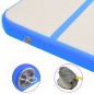 vidaXL Esterilla inflable de gimnasia con bomba PVC azul 800x100x20 cm vidaXL Esterilla inflable de gimnasia con bomba PVC azul 800x100x20 cm