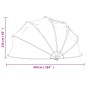vidaXL Cúpula para piscina redonda PVC 467x234 cm vidaXL Cúpula para piscina redonda PVC 467x234 cm