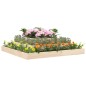vidaXL Jardinera de madera maciza de pino 110x110x27 cm vidaXL Jardinera de madera maciza de pino 110x110x27 cm