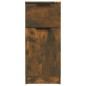 vidaXL Aparadores 2 uds madera contrachapada roble ahumado 30x30x70 cm vidaXL Aparadores 2 uds madera contrachapada roble ahumado 30x30x70 cm