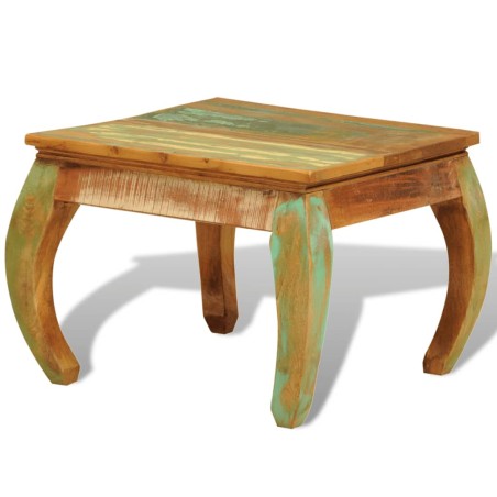 vidaXL Mesa de centro vintage de madera reciclada 