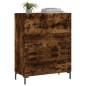 vidaXL Aparador de madera de ingeniería roble ahumado 69,5x34x90 cm vidaXL Aparador de madera de ingeniería roble ahumado 69,5x34x90 cm