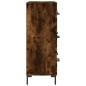 vidaXL Aparador de madera de ingeniería roble ahumado 69,5x34x90 cm vidaXL Aparador de madera de ingeniería roble ahumado 69,5x34x90 cm