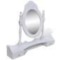 vidaXL Tocador con espejo y taburete 7 cajones blanco vidaXL Tocador con espejo y taburete 7 cajones blanco