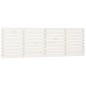 vidaXL Cabecero de cama de pared madera maciza pino blanco 206x3x63 cm vidaXL Cabecero de cama de pared madera maciza pino blanco 206x3x63 cm