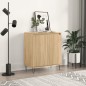 vidaXL Aparador de madera contrachapada roble Sonoma 60x35x70 cm vidaXL Aparador de madera contrachapada roble Sonoma 60x35x70 cm