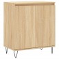 vidaXL Aparador de madera contrachapada roble Sonoma 60x35x70 cm vidaXL Aparador de madera contrachapada roble Sonoma 60x35x70 cm