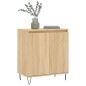vidaXL Aparador de madera contrachapada roble Sonoma 60x35x70 cm vidaXL Aparador de madera contrachapada roble Sonoma 60x35x70 cm