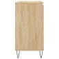 vidaXL Aparador de madera contrachapada roble Sonoma 60x35x70 cm vidaXL Aparador de madera contrachapada roble Sonoma 60x35x70 cm