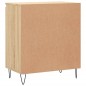 vidaXL Aparador de madera contrachapada roble Sonoma 60x35x70 cm vidaXL Aparador de madera contrachapada roble Sonoma 60x35x70 cm