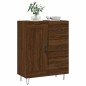 vidaXL Aparador de madera de ingeniería marrón roble 69,5x34x90 cm vidaXL Aparador de madera de ingeniería marrón roble 69,5x34x90 cm